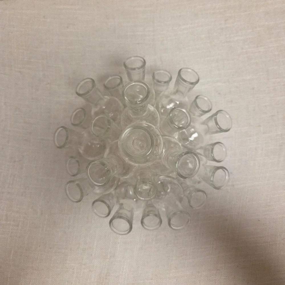 Clear Glass Multi Bud Vase Cluster Floral Centerpiece Propagation Station